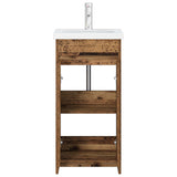 Bathroom Vanity with Sink Old Wood 42 x 40 x 84.5 cm 890774