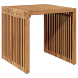 Garden Side Table Brown 45 x 45.5 x 45.5 cm Solid Teak Wood 42006352