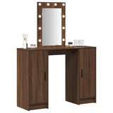 Dressing Table Brown 102 x 33 x 135 cm Engineered Wood 865187