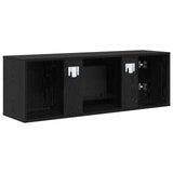 Electric Fireplace Black Oak 110 x 30 x 36.5 cm Engineered wood 8021024