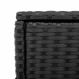 Garden Side Table Black 365982