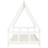 Kids Bed Frame White 90x200 cm Solid Wood Pine 834454