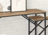 Console Table 2 pcs Artisan Oak 100 x 28 x 75 cm 882887