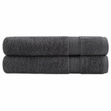 Premium Towels "SOLUND" 2 pcs Anthracite 100x200 cm 600 gsm 137172