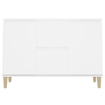 ZNTS Sideboard White 101x35x70 cm Engineered Wood 806103