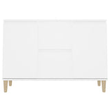 ZNTS Sideboard White 101x35x70 cm Engineered Wood 806103