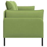 3-Seater Sofa 3-Seater Light Green 222 x 81 x 89 cm Velvet 42048645