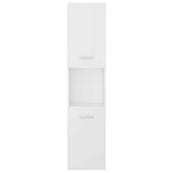 804997 Bathroom Cabinet White 30x30x130 cm Engineered Wood