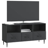 TV Cabinet with Drawer Black 102 x 34.5 x 50 cm Engineered Wood 894906