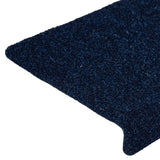 Stair Mats Self-adhesive 30 pcs 65x21x4 cm Navy Rectangular Edge 3365701