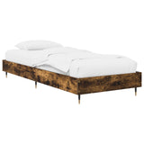 Bed Frame Smoked Oak 80 x 200 cm Engineered Wood 8009047