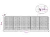 Gabion with 3.5 mm Wire and 5x10 cm Mesh 500x20x200 cm 3462676