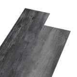 Non Self-adhesive PVC Flooring Planks 5.26 m 2 mm Shiny Grey 146571