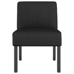 Slipper Chair Black Fabric 352459