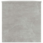 809651 Coffee Table Concrete Grey 102x50x52,5 cm Engineered Wood