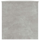 809651 Coffee Table Concrete Grey 102x50x52,5 cm Engineered Wood