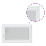 Tilt & Turn Basement Window RISOR 100 x 70 cm PVC and Glass 42047253