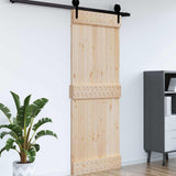 Door NARVIK Natural 95 x 210 cm Solid Pine Wood 42047086
