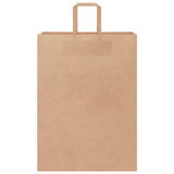 Paper Bags 250 pcs with Handles Brown 32x17x44 cm 4101818