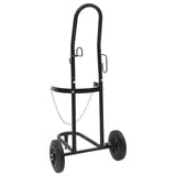 Hand Trolley Black and Red 49 x 49 x 101 cm Steel 4019017
