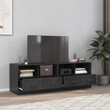 TV Cabinets 2pcs Black 67x39x44 cm Steel 841740