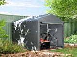 179 x 120cm Temporary Garden Shed, with Accessories - Dark Grey T3398P325141