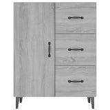 Sideboard Grey Sonoma 69,5x34x90 cm Engineered Wood 817355
