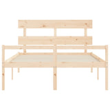 Senior Bed without Mattress 160x200 cm Solid Wood 3195361