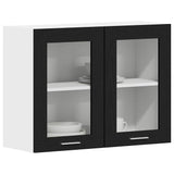 Hanging Cabinet Lyon Black Oak 80 x 31 x 60 cm Engineered Wood 863147