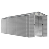 Garden Shed Light grey Galvanised steel Large Garden Shed 3188248