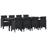 Garden Dining Set 9 pcs Anthracite Polypropylene 3378736