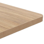 Bistro Table Light Brown 50x50 cm MDF 286426