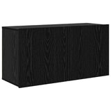 TV Wall Unit 5 pcs Black Oak Engineered Wood 3402772
