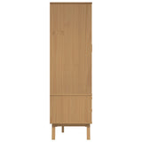 Wardrobe "OLDEN" Brown 76,5x53x172 cm Solid Wood Pine 358594