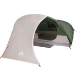 ZNTS Camping Tent Dome 4-Person Green Waterproof 94727