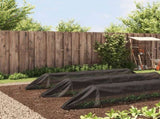 Netting Tunnels 3 pcs Black Steel and Polyethylene 3281500