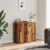 Sideboard Old Wood 80x33x70 cm Engineered Wood 857073