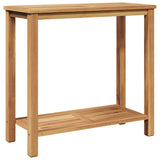 Console Table Brown 85 x 35 x 75 cm Solid Teak Wood 42002311