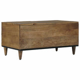 Coffee Table Brown 80 x 50 x 40 cm Solid Mango Wood 4018336