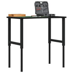 Workbench Dark Brown 100x60x cm Solid Wood Oak 3309699