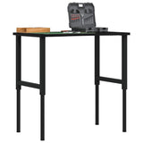 Workbench Dark Brown 100x60x cm Solid Wood Oak 3309699