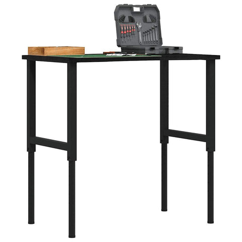 Workbench Dark Brown 100x60x cm Solid Wood Oak 3309699