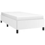 Bed Frame without Mattress White 90x190 cm Single Single Faux Leather 349873
