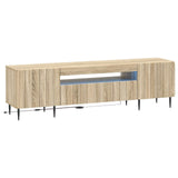 LED TV Cabinet Sonoma Oak Engineered Wood 896467