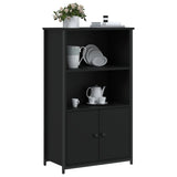 Highboard Black 62x32x103.5 cm Engineered Wood 834215