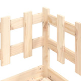 Pull-out Day Bed without Mattress 2x cm Solid Wood 840388