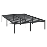 Metal Bed Frame without Mattress Black 120x200cm 350844
