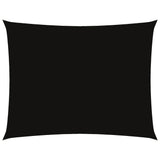 Sunshade Sail Oxford Fabric Rectangular 3x4 m Black 135760