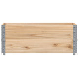 Pallet Collars 2 pcs 100x50 cm Solid Wood Pine 4010282
