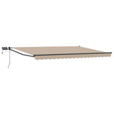 Manual Retractable Awning with LEDs 5 x 3 m 3419506